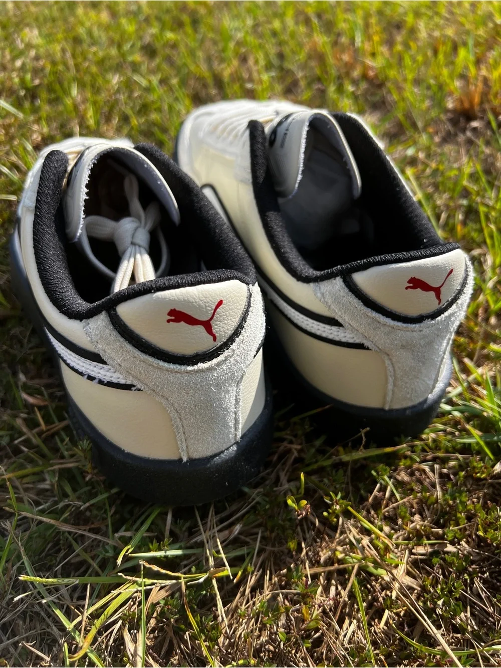 CLEAN Puma x Porsche size 9.5 Womens Legacy Club Suede Cream shoes
